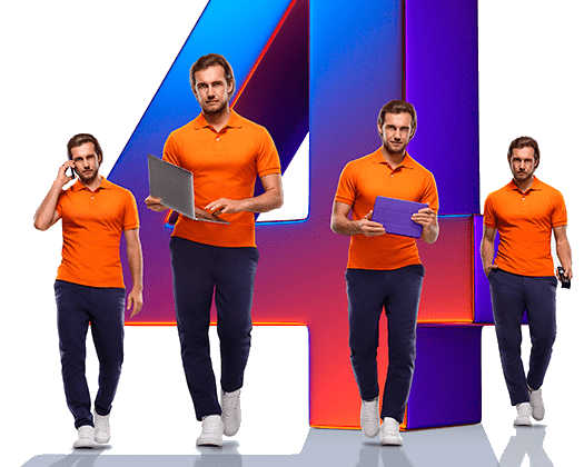 Великолепная четверка Ростелеком в&nbsp;посёлок Рощинский (Красноярский край)